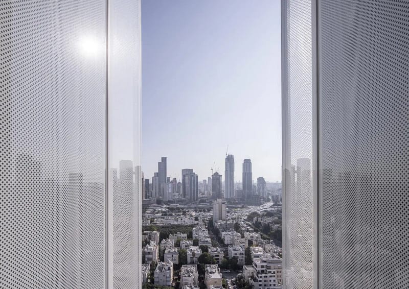 Luxury Real Estate Tel Aviv - Exterior Facade of Lessin Tower