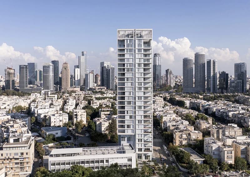 Luxury Real Estate Tel Aviv - Modern Kitchen Design in Lessin Tower